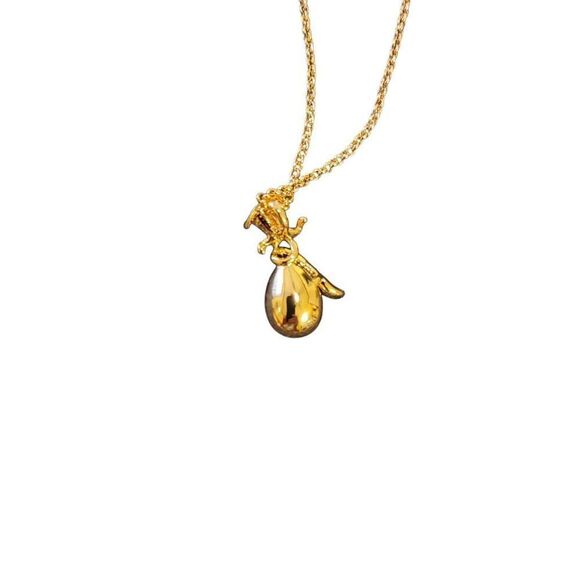 CDE Aquamarine Blue Crystal Gold Rose Shaped Jewelry Earrings Necklace Gift Set - Picture 11 of 12